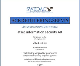 atsec information security is now operating a Certification Body accredited according to ISO/IEC 17065
